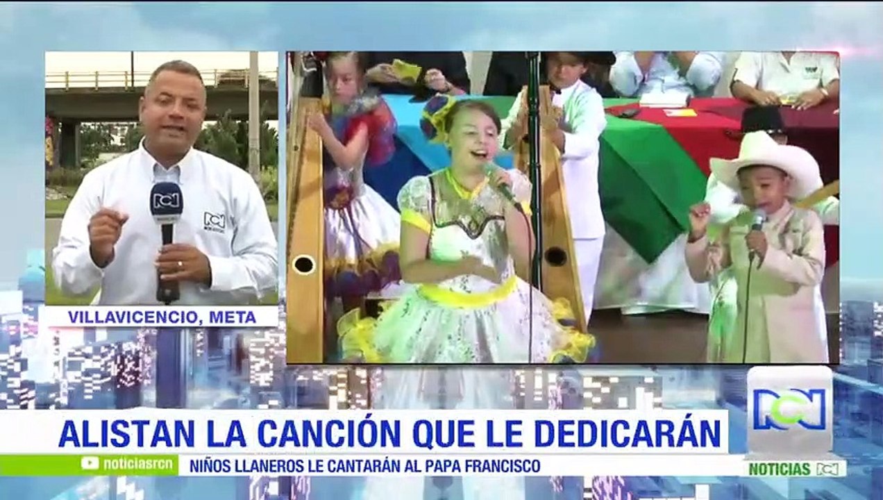 Con sonido de arpa, los niños llaneros recibirán al papa Francisco en Villavicencio