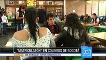 Matriculatón en los colegios públicos de Bogotá