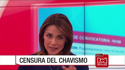 Prohíben ingreso de medios colombianos a rueda de prensa en Venezuela