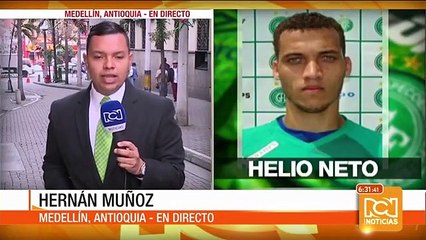 Tras salir de coma Helio Neto preguntó cuál había sido el resultado del partido Nacional- Chapecoense