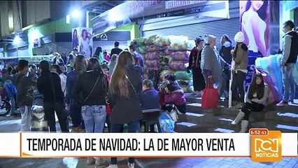 Comerciantes le madrugan a la temporada de fin de año en Bogotá