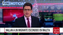 Migrante africano fue hallado en una maleta en España