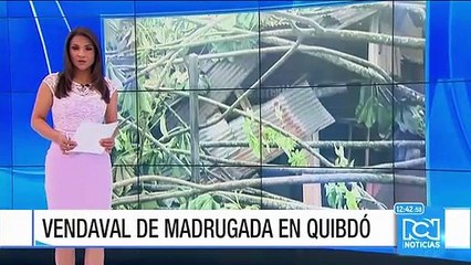 Vendaval azotó gran parte de Quibdó, Chocó