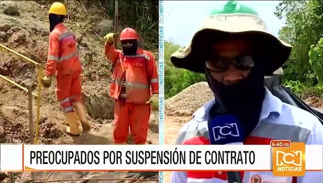Trabajadores de la Ruta del Sol II se muestran preocupados por la suspensión de la obra