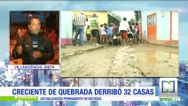 En Villavicencio quebrada se desbordó y afectó a 1.200 personas