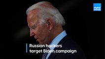 Russian hackers target Biden campaign