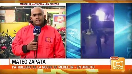 Un incendio consumió una fábrica de icopor en Medellín