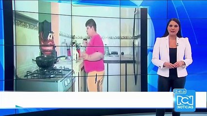 Niño que pesa 124 kilos tiene una enfermedad que le impide dejar de comer