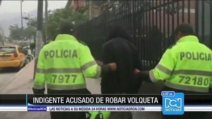 Insólita audiencia contra un habitante de calle que se robó una volqueta