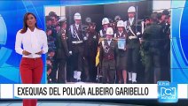 Se realizaron las exequias al policía muerto tras atentados en La Macarena, Bogotá