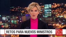 Clara López y Jorge Londoño asumen como ministros de trabajo y justicia