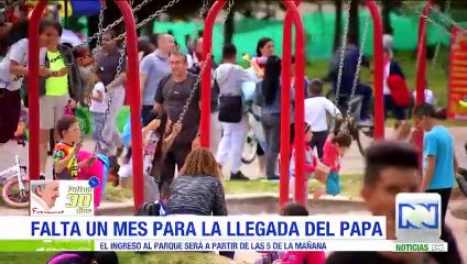 En un mes el papa Francisco oficiará su primera misa en Colombia