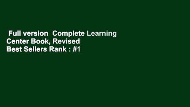 Full version Complete Learning Center Book, Revised Best Sellers Rank : #1
