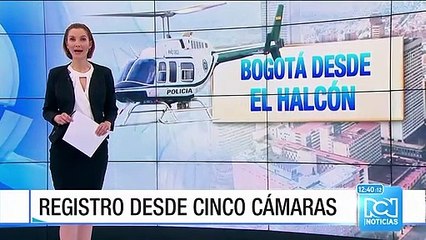 Bogotá quiere saber: cómo opera el Halcón de la Policía