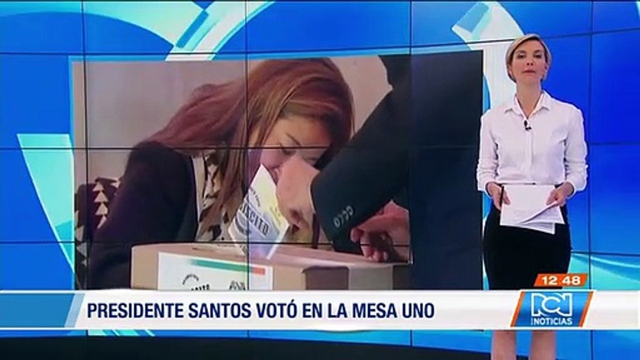 Santos: a pesar de la lluvia todos los colombianos debemos votar