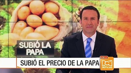 Por la sequía, subió el precio de la papa en Boyacá