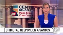 Uribistas rechazaron la arremetida del presidente Santos contra Álvaro Uribe