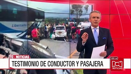 "Nos tuvieron como rehenes": Pasajera de bus que se estrelló con caravana de Amaya
