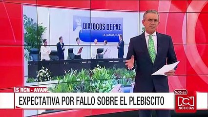 Expectativa por decisión de Corte Constitucional sobre plebiscito por la paz