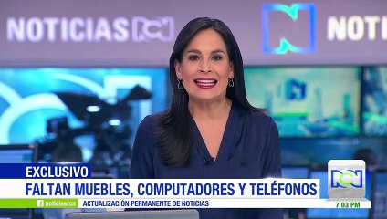 下载视频: Sin muebles y computadores, así se encuentran algunas de las oficinas de la JEP