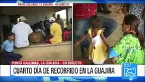 En la ranchería La Unión (Alta Guajira) fueron atendidos 60 menores wayúu, entre ellos dos niñas venezolanas