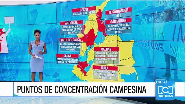 Campesinos convocan a paro agrario para protestar contra políticas gubernamentales
