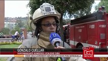 Dos mujeres con quemaduras de segundo grado por incendio en edificio al norte Bogotá