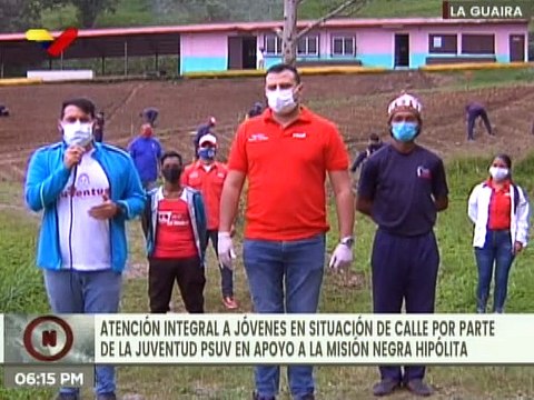 JPSUV atiende de manera integral a jóvenes en situación de calle en La Guaira