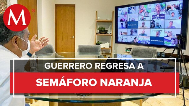 Guerrero retrocede a color naranja en el semáforo epidemiológico: Astudillo