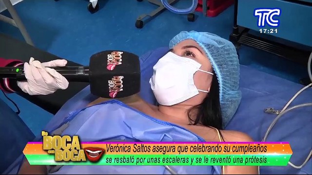 La modelo Verónica Saltos ingresó de emergencia al quirófano