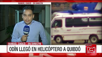 Así fue la llegada de Odín Sánchez a Quibdó