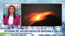 Incrementa la actividad del volcán de Pacaya en Guatemala