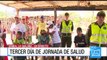 Más de 100 niños fueron atendidos en el tercer día de la jornada de salud en la Alta Guajira