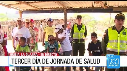 Más de 100 niños fueron atendidos en el tercer día de la jornada de salud en la Alta Guajira