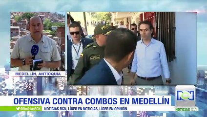 Avanza ofensiva contra los combos delincuenciales en Medellín