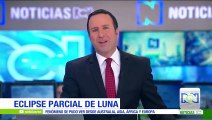 Las hermosas imágenes que dejó el eclipse parcial de Luna