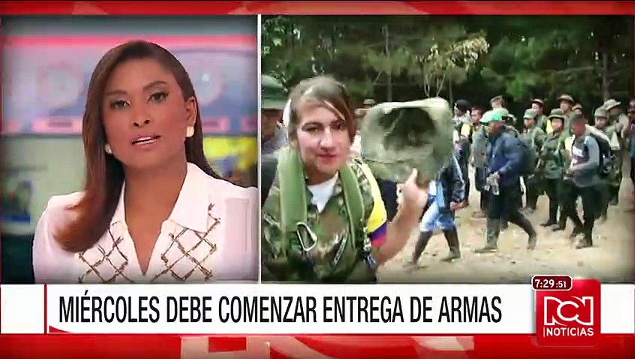 Esta semana debe comenzar la entrega de armas por parte de las Farc