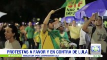 Celebración y tristeza en las calles de Brasil por situación de Lula da Silva