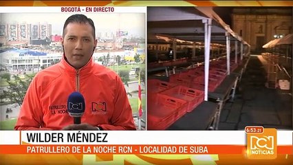 Así se instaló el mercado campesino en la Plaza de Bolívar en Bogotá