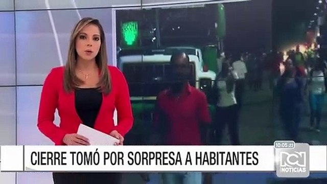 El cierre de la frontera colombo – venezolana causó sorpresa y caos