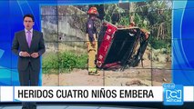 Cuatro menores heridos tras accidente de tránsito cerca de Pereira