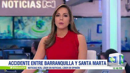 Camión cisterna se incendió en la vía Barranquilla - Santa Marta