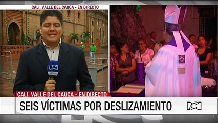 Sentido homenaje a víctimas que dejó un deslizamiento de tierra en Cali