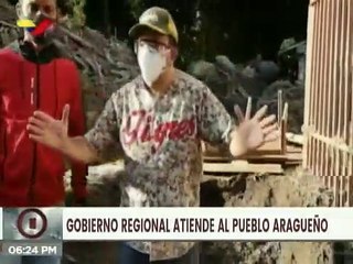 Gobierno de Aragua se despliega atender al pueblo afectado por desbordamiento de río El Limón