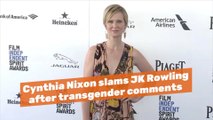 Cynthia Nixon Calls Out JK Rowling