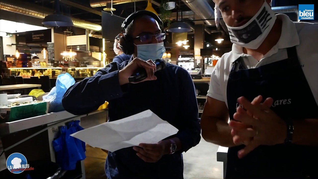 La vie en bleu gourmande au Halles Vauban de Perpignan