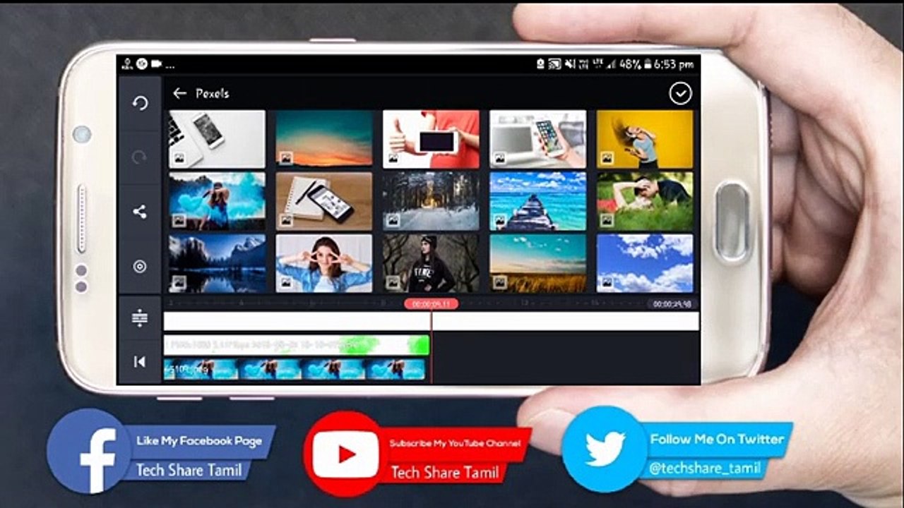 How to create a INK SPLATTER EFFECT in KineMaster _ KineMaster Tutorials _ Tech Share Tamil