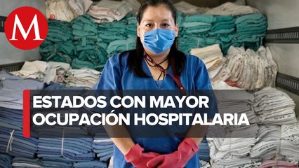Colima y Aguascalientes, con mayor ocupación hospitalaria por covid-19