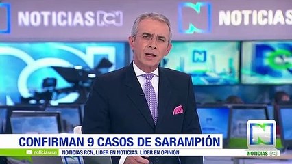 Confirman nueve casos de Sarampión