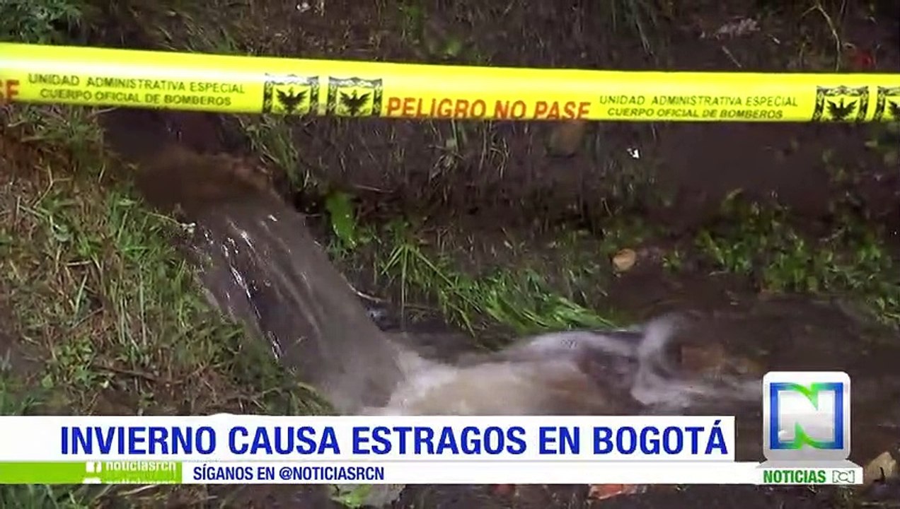 Invierno causa estragos en Bogotá